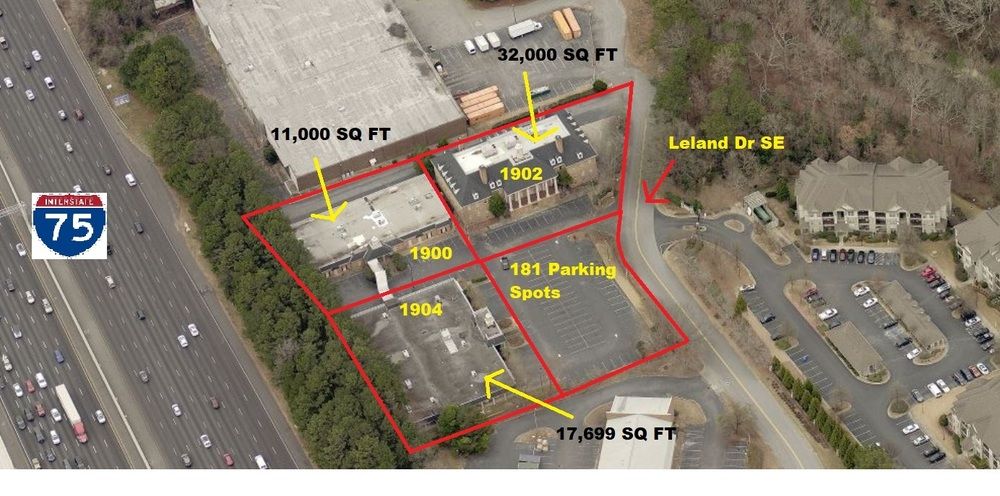 PRIME OFFICE SPACE FOR LEASE-MARIETTA, GA: 1900 Leland Dr SE, Marietta, GA 30067